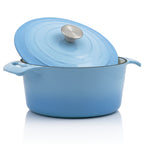 Cocotte en fonte émaillée, 4 litres, Ø 24 cm, couvercle inclus