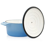 Cocotte en fonte émaillée, 4 litres, Ø 24 cm, couvercle inclus