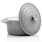 Cocotte en fonte émaillée, 4 litres, Ø 24 cm, couvercle inclus