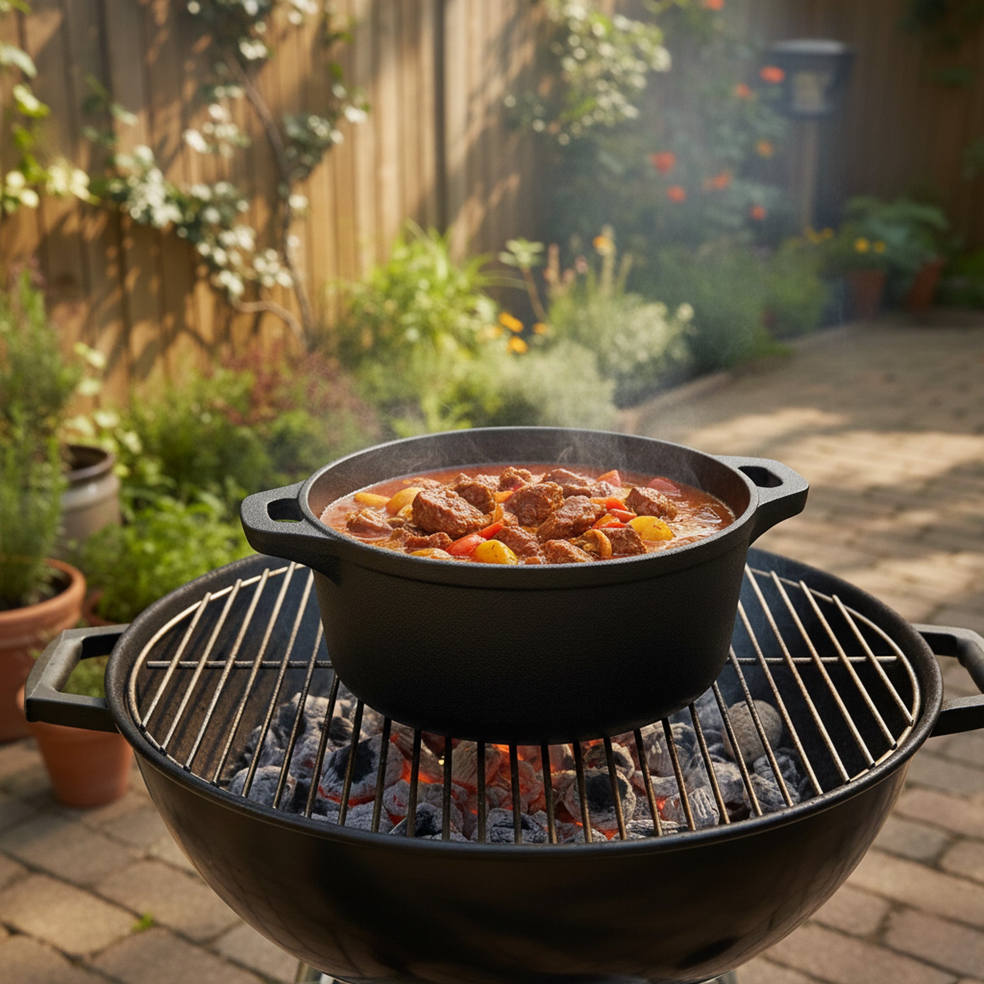 Cocotte, cast iron, Ø 20 cm, including lid