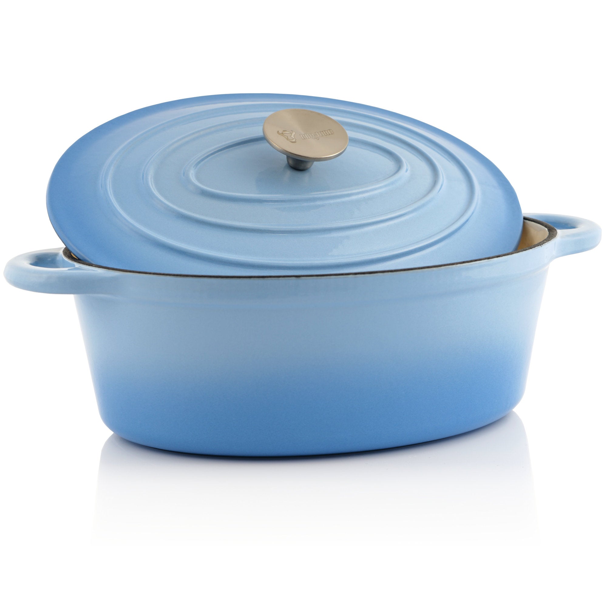 Cocotte, cast iron, enamelled, 4.3 liters, oval