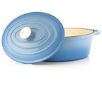 Cocotte ovale en fonte émaillée, 4,3 litres