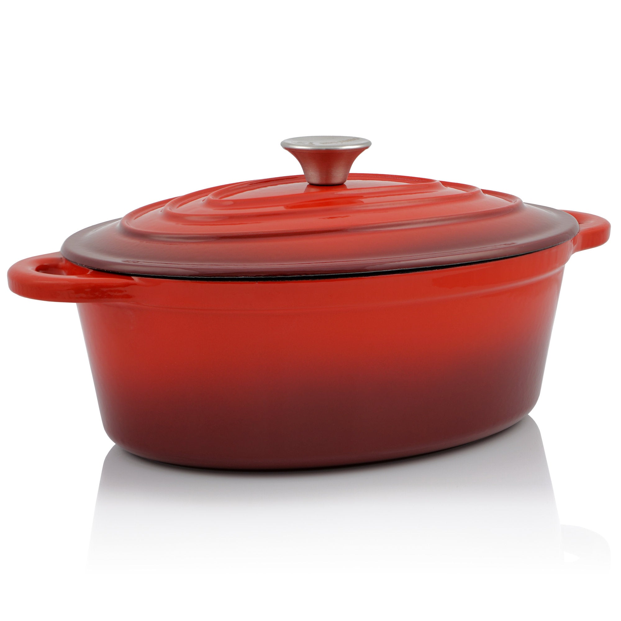 Cocotte, cast iron, enamelled, 4.3 liters, oval