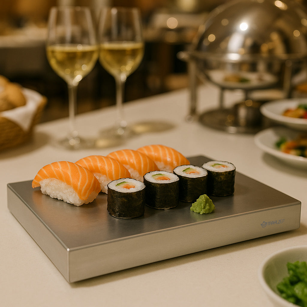 Plat de service réfrigéré, (H) 4,5 cm, plateau de service