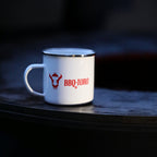 Tasse "BBQ-Toro", émail, 350 ml, tasse à café pour camping