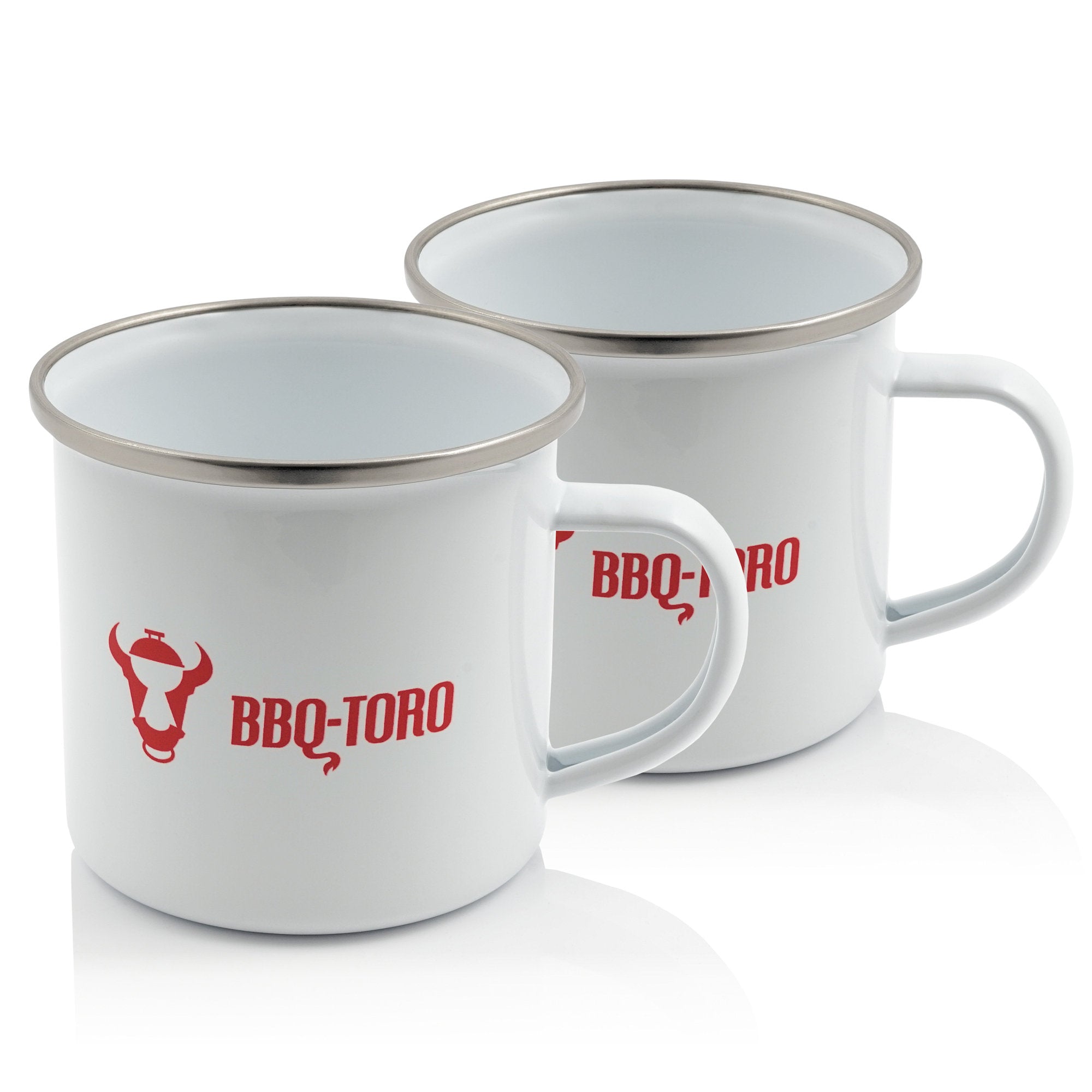 Mug « BBQ-Toro », émaillé, 350 ml, mug à café pour le camping et les activités de plein air