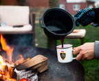Mug "Dopfheld", enamel, 350 ml, coffee mug for camping