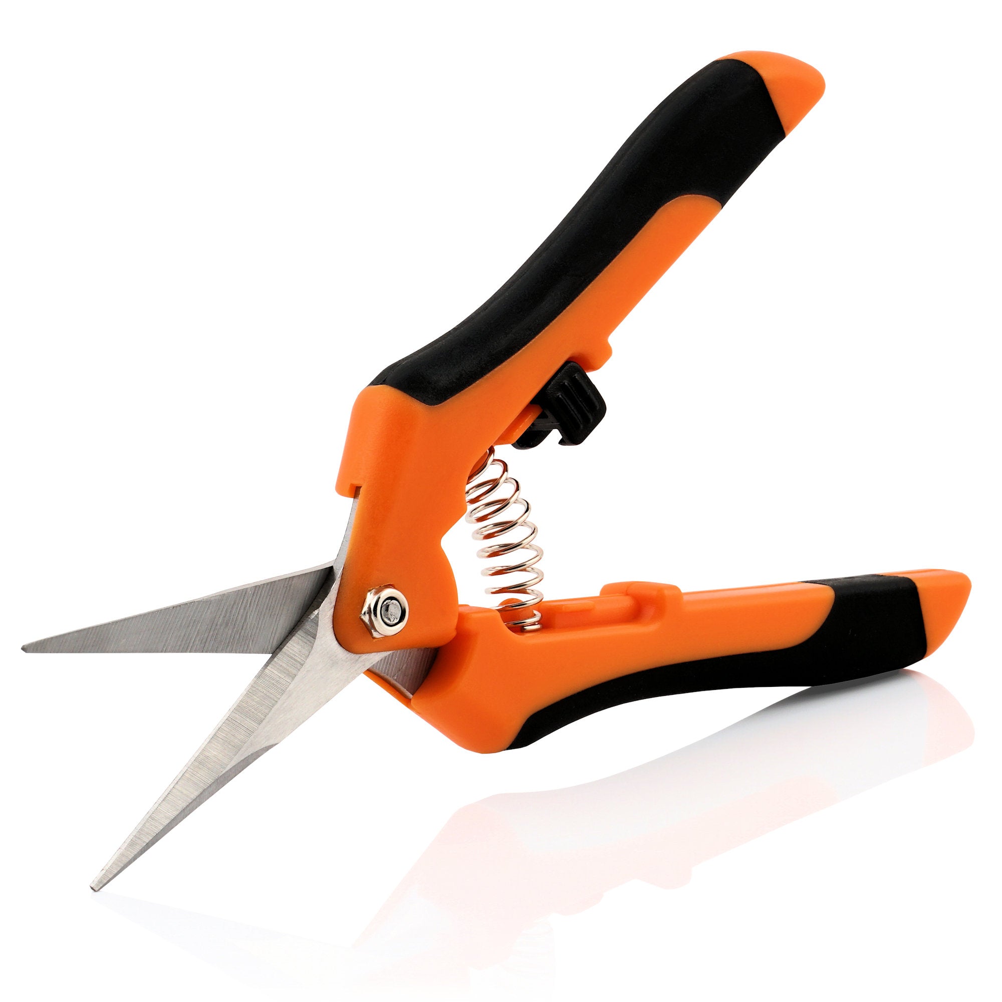 Ernteschere, 2er Set, gerade und gebogene Klinge, inkl. ergonomischer Griff