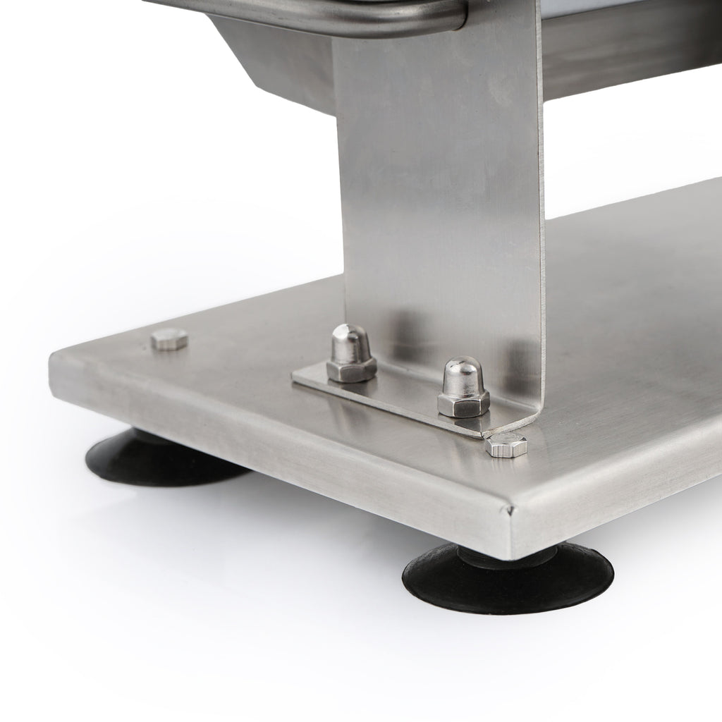 Currywurst cutter, stainless steel, for 18 mm slices, including 10 sharp blades