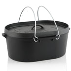 Cocotte en fonte, 9,3 litres