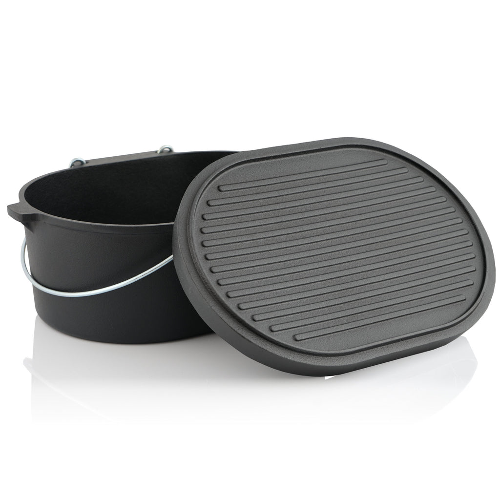 Dutch Oven, Gusseisen, 9,3 Liter