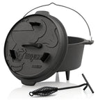 Cocotte en fonte, ensemble de démarrage 7 pièces