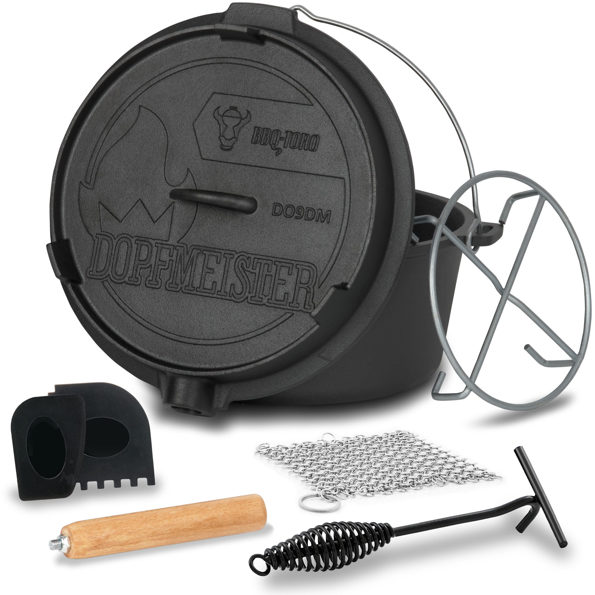 Dutch Oven "Dopfmeister", Cast Iron, 7-Piece Set