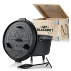 Dutch oven "My Blackpot", cast iron, 9 liters, including wooden box