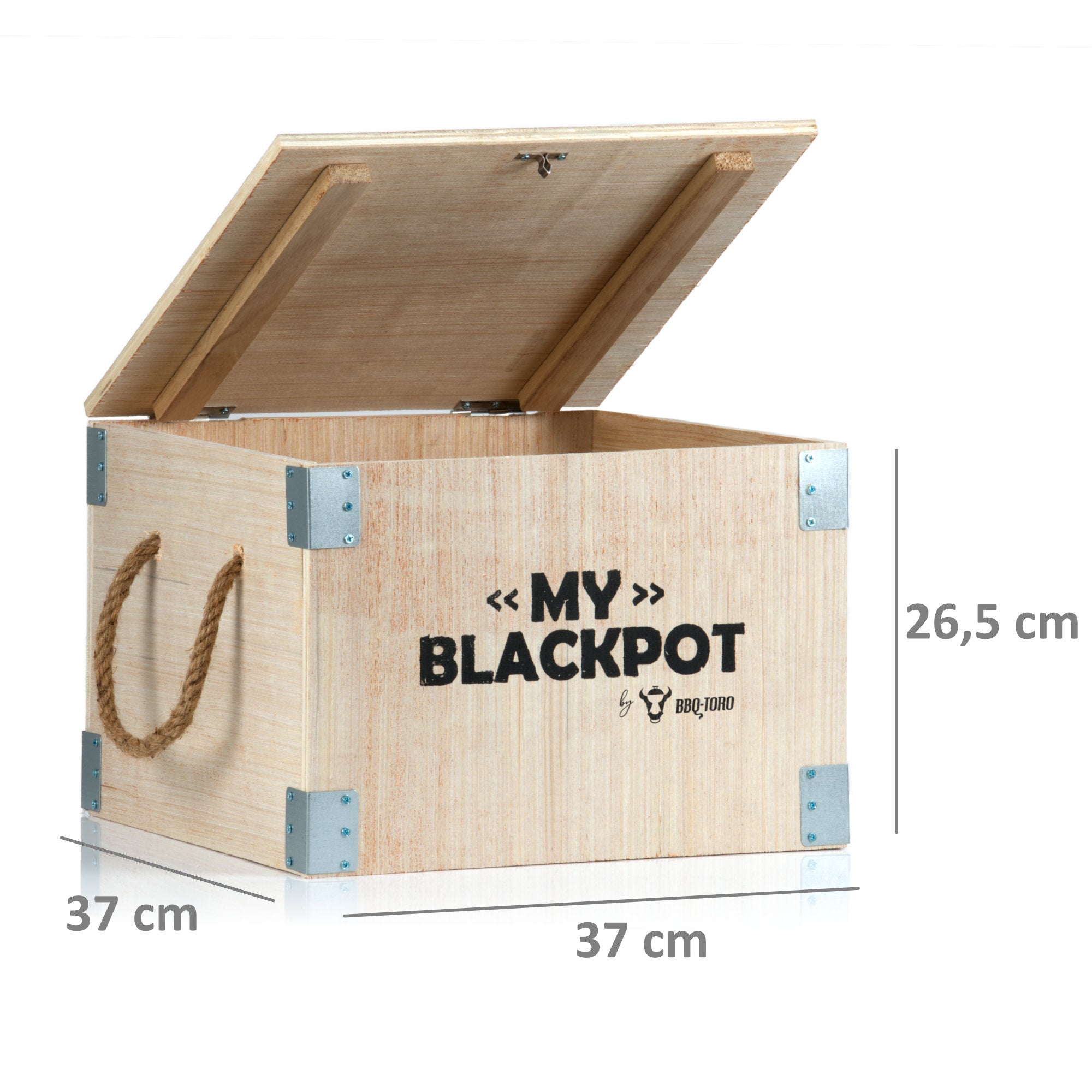 Cocotte en fonte « My Blackpot », 9 litres, avec coffret en bois