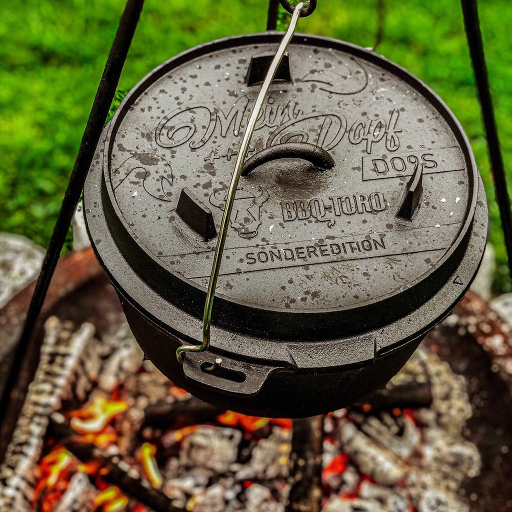 Cocotte en fonte « Mein Dopf », 9 litres, avec coffret en bois