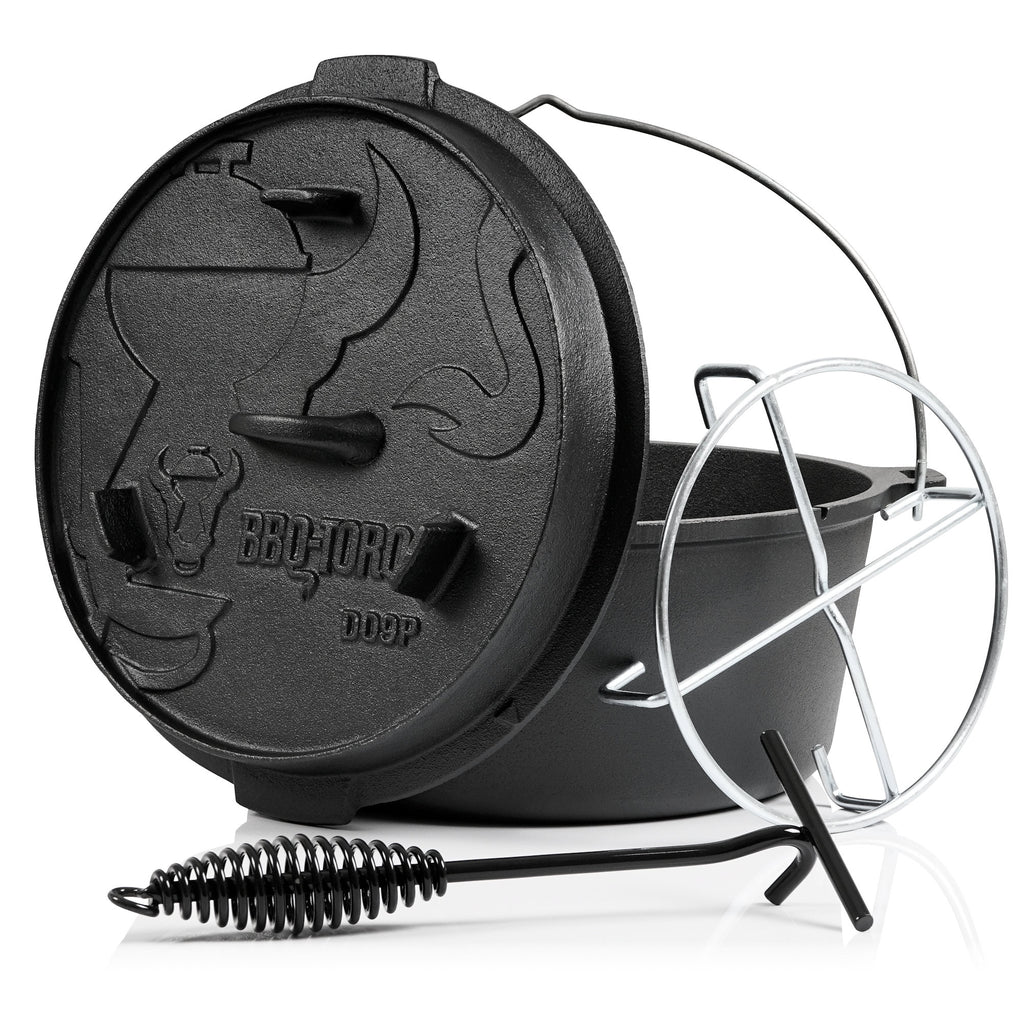 Dutch Oven, Set  11-teilig, inkl. Dutch Oven Grill "DOKING", 9 QT