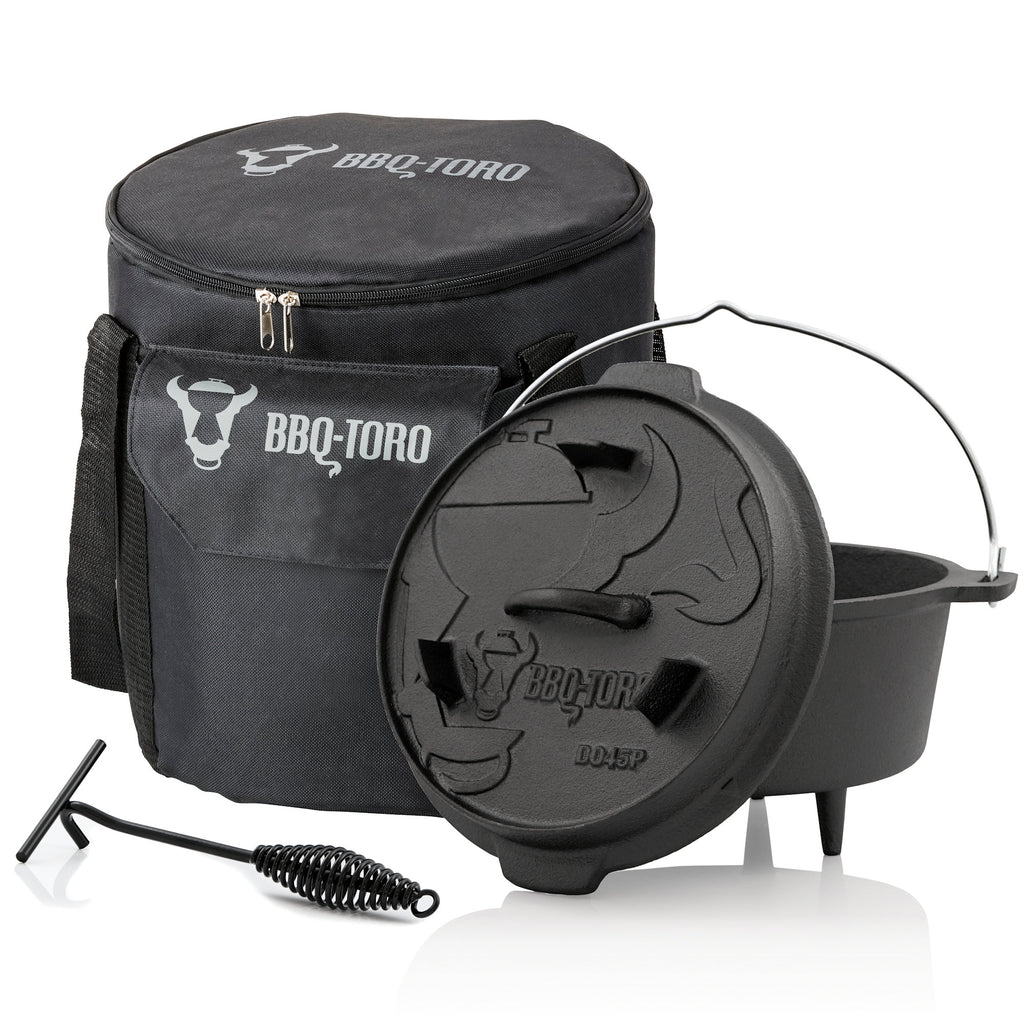 Dutch Oven, 3-piece set, cast iron