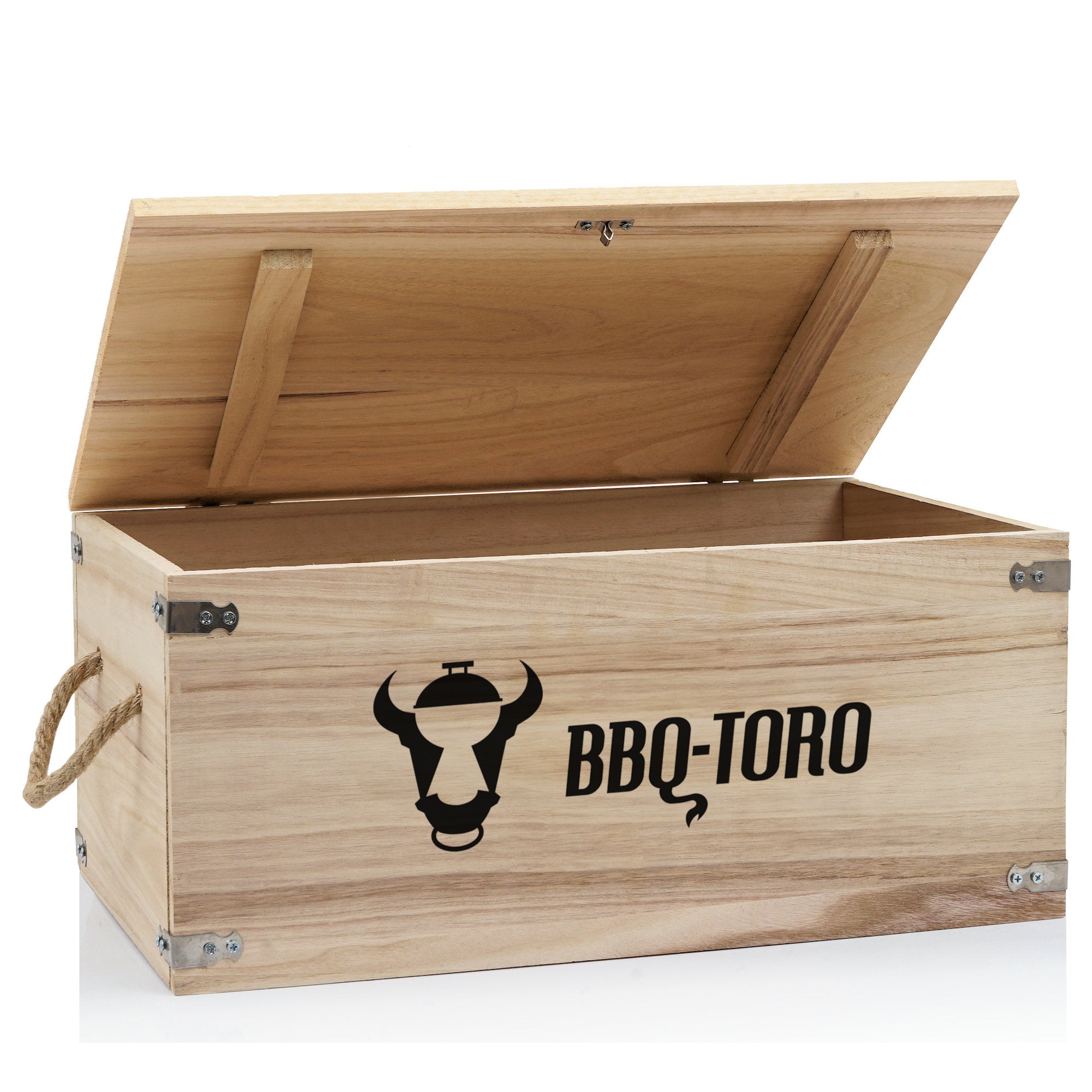 Dutch Oven, 7-piece set, cast iron, including wooden box