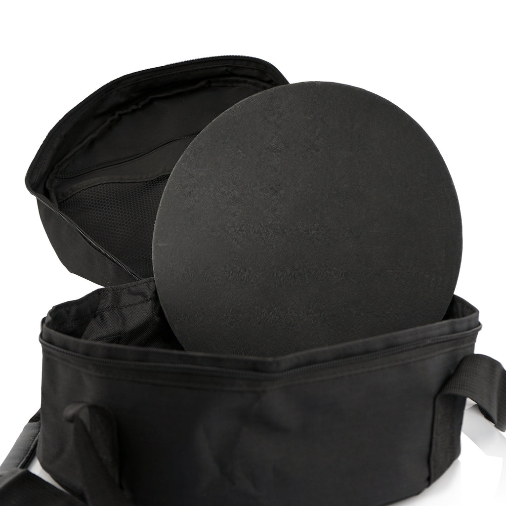 Sac de transport pour cocotte en fonte, noir