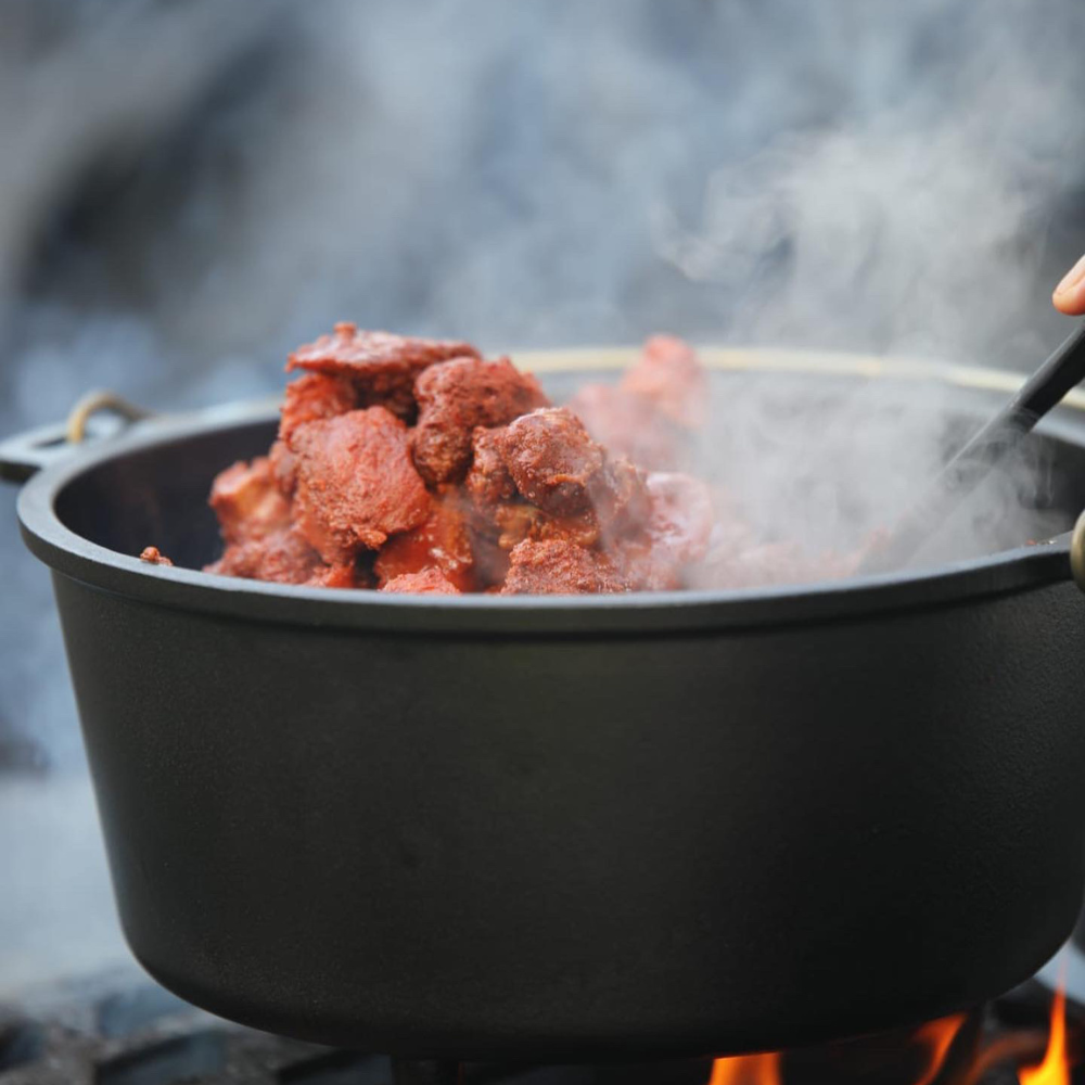 Dutch oven "enamel", cast iron