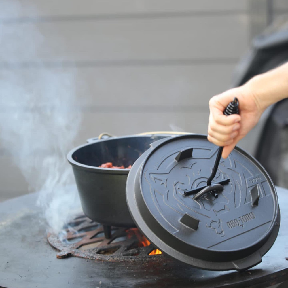 Dutch oven "enamel", cast iron