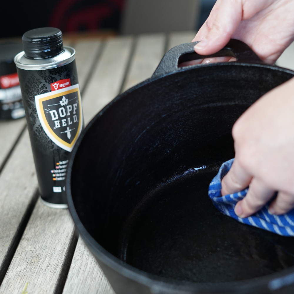 Einbrenn- & Pflegeöl "DOPFHELD", für Dutch Oven