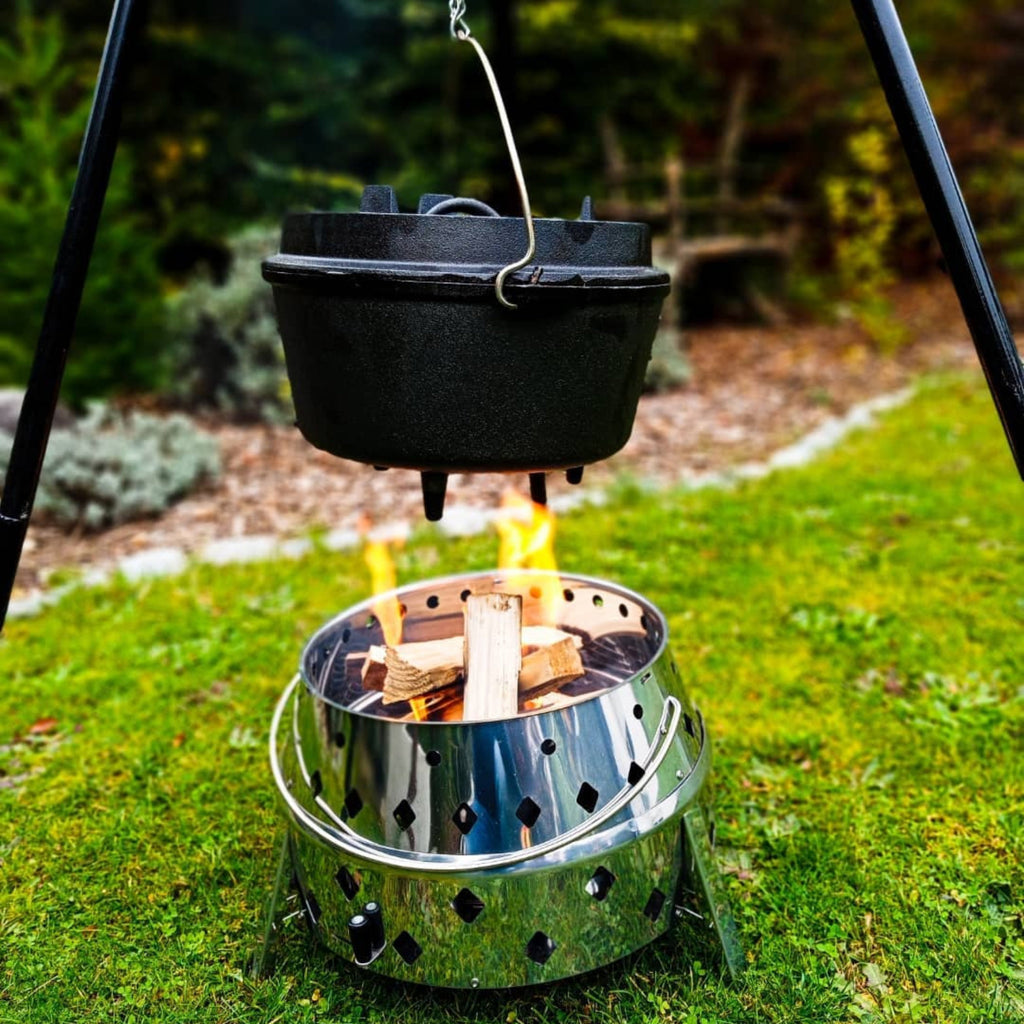 Edelstahl Grill "DOKING" für Dutch Oven