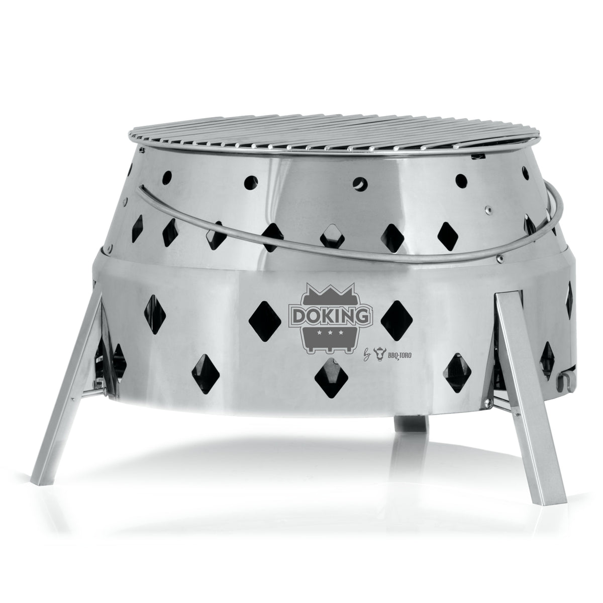 BBQ-Toro Feuerstelle Edelstahl Dutch Oven Grill "DOKING", Dutch Oven Station, Feuerstelle, Dutch Oven Station für DO´s bis 9 QT
