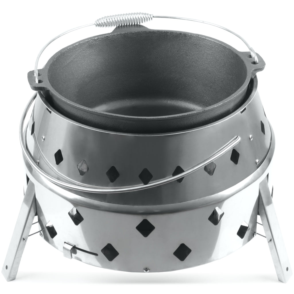Edelstahl Grill "DOKING" für Dutch Oven