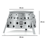 Grille en acier inoxydable « DOKING » pour cocottes en fonte