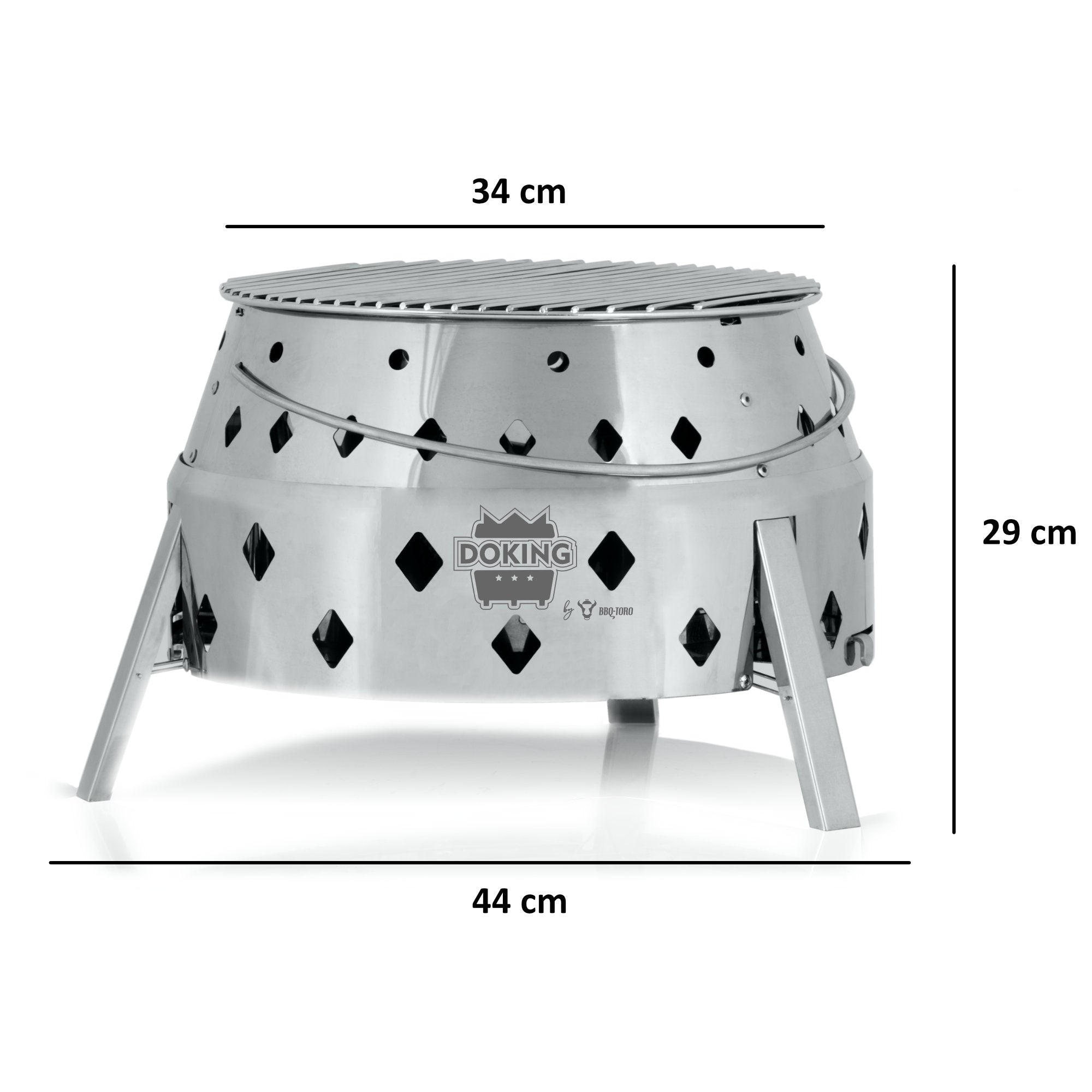 Edelstahl Grill "DOKING" für Dutch Oven