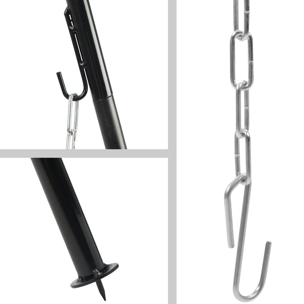 Dutch Oven, 6-piece set, cast iron, including wooden box