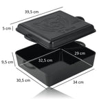 Cocotte en fonte émaillée, 10,5 litres, avec couvercle