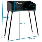 Table en acier pour cocotte en fonte