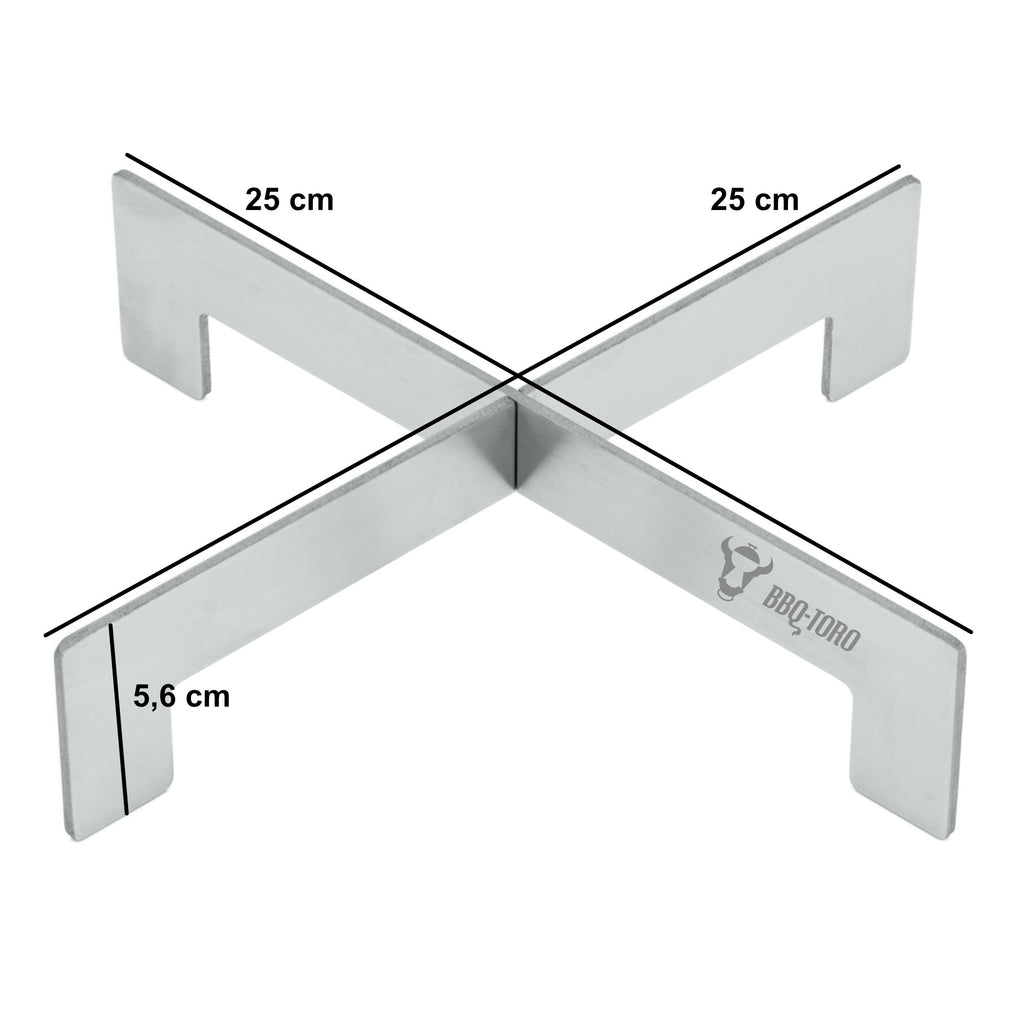 Trivet for Dutch oven, stainless steel, 25 x 25 x 5.6 cm