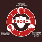 "Ultimate PRO3+" pan set, 3-piece, cast iron