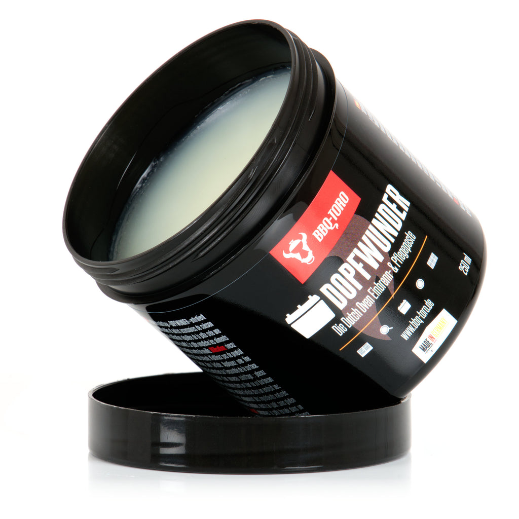 Pâte d'assaisonnement et d'entretien « DOPFWUNDER », pour cocottes en fonte