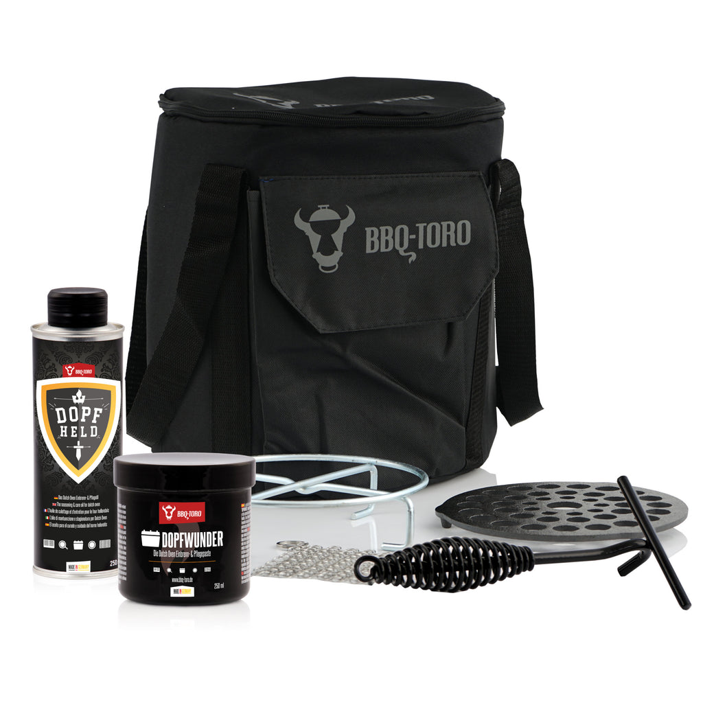 Ensemble d'accessoires pour cocotte en fonte, 7 pièces