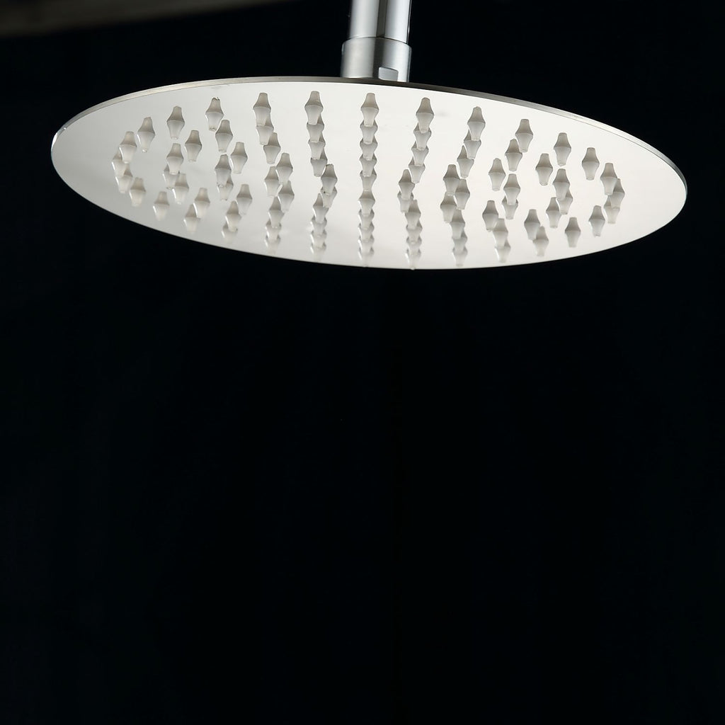 Pommeau de douche effet pluie « Albany », acier inoxydable, Ø 20 cm