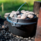 Dutch oven "My Blackpot", cast iron, 9 liters, including wooden box