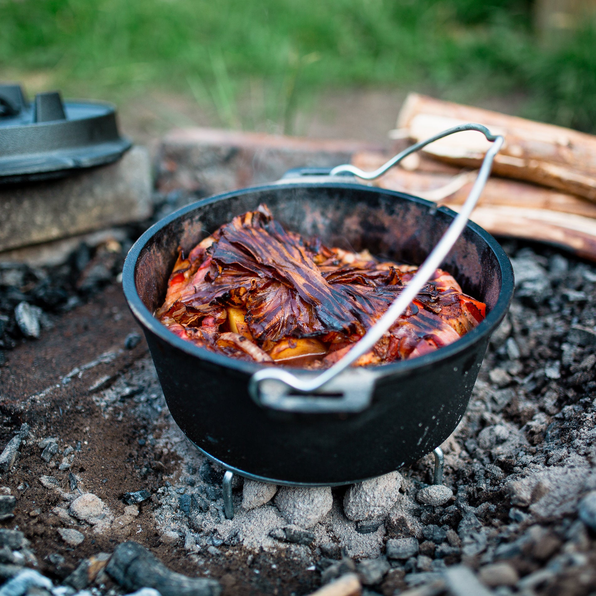 Cocotte en fonte « My Blackpot », 9 litres, avec coffret en bois