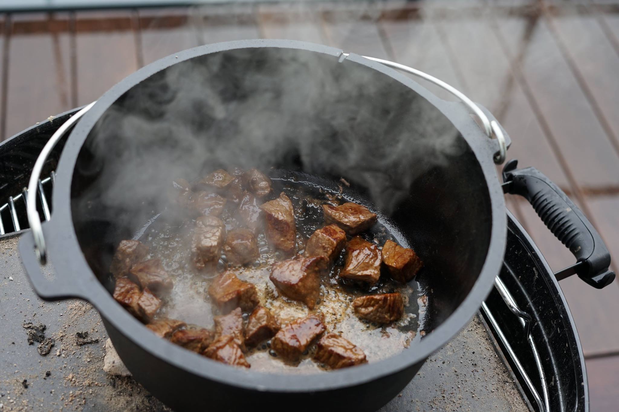 Cocotte en fonte « Mein Dopf », 9 litres, avec coffret en bois