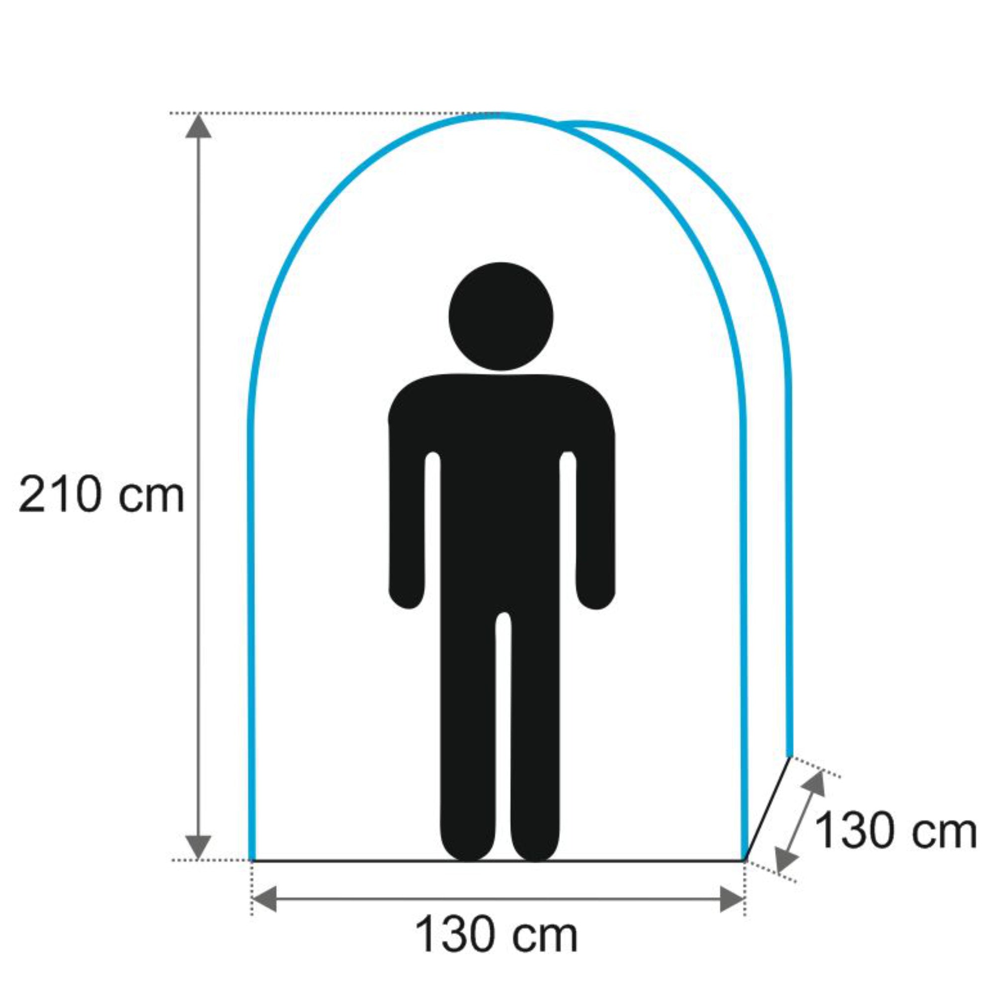 Shower tent, 130cm x 130cm x 210cm