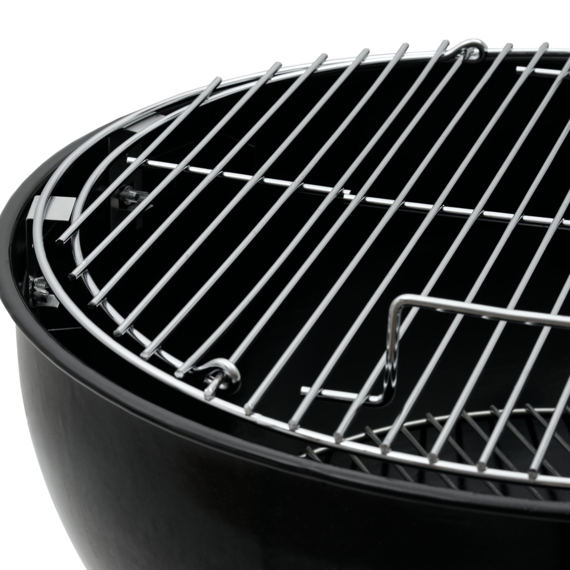 Rallonge de grille de barbecue, en acier inoxydable, lot de 4, compatible avec un cercle à pizza de Ø 57 cm