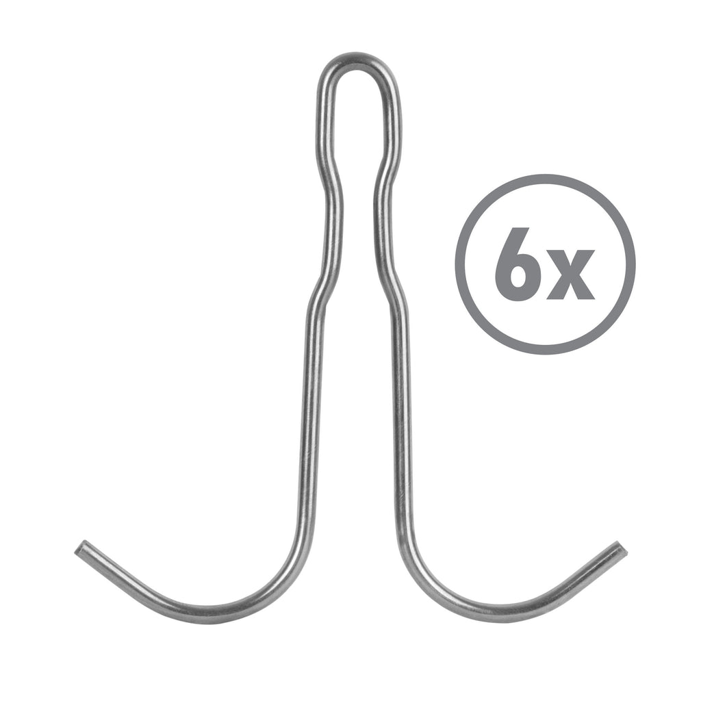 Wall shelf for restaurants, stainless steel, foldable, including hook strip