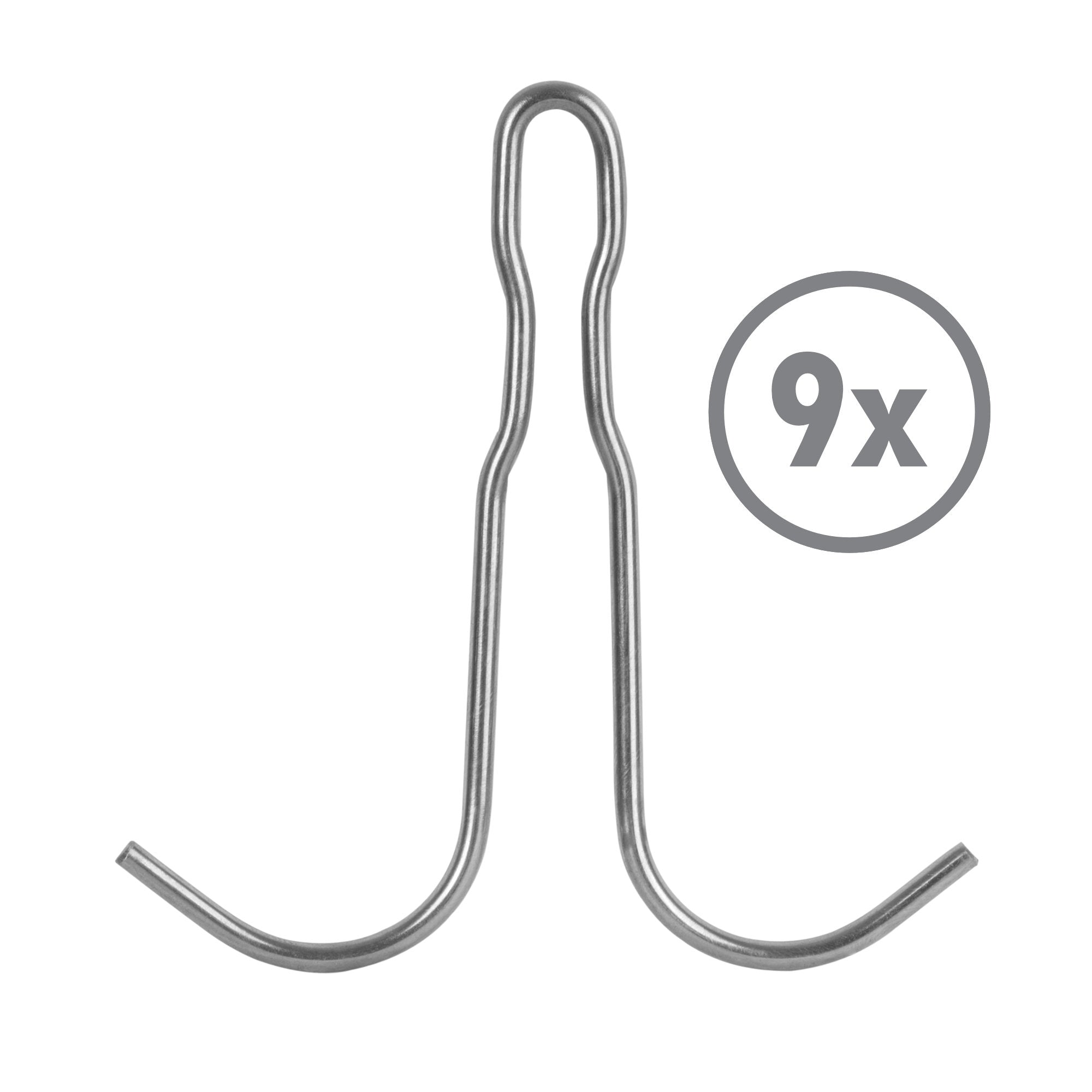 Wall shelf for restaurants, stainless steel, foldable, including hook strip