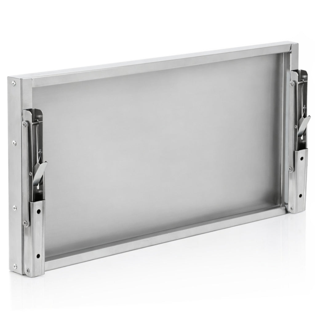 Wandregal Gastro, Edelstahl, klappbar