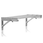 Wandregal, Stangendesign, Edelstahl, klappbar