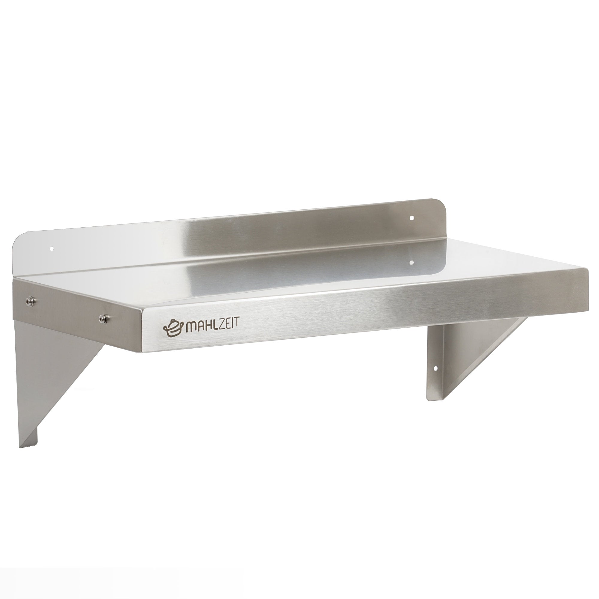 Wall shelf for commercial use, stainless steel, load capacity up to 50 kg